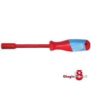 CHIAVI A BUSSOLA MANICO IN MATERIALE BICOMPONENTE VDE 353GF 17 CHIAVI A BUSSOLA MAN. insulated and officially controlled tools under voltage-VDE Orig. Gedore