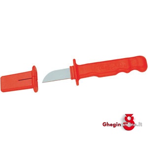 COLTELLI PER ELETTRICISTI VDE 353GV COLTELLIxELETTRICISTI insulated and officially controlled tools under voltage-VDE Orig. Gedore