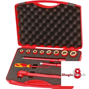 CHIAVI A BUSSOLA IN SERIE VDE 354GR CHIAVI A BUSS.IN SERIE insulated and officially controlled tools under voltage-VDE Orig. Gedore