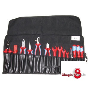 BORSA CON UTENSILI VDE 354GS BORSE CON UTENSILI insulated and officially controlled tools under voltage-VDE Orig. Gedore-Prod. SCU