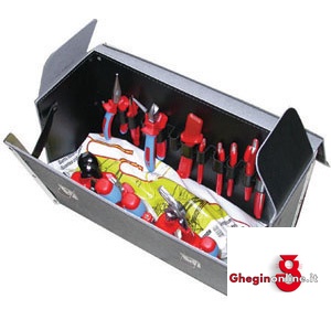 BORSA CON UTENSILI VDE 354GV BORSE CON UTENSILI insulated and officially controlled tools under voltage-VDE Orig. Gedore-Prod. SCU
