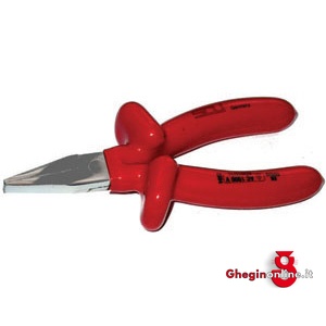 PINZE BECCHI CORTI PIATTI DIRITTI VDE 355G PINZE BECCHI PIATTI D. insulated and officially controlled tools under voltage-VDE Prod. SCU - DIN 5248