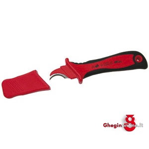 COLTELLI PER ELETTRICISTI VDE 356GP COLTELLIxELETTRICISTI insulated and officially controlled tools under voltage-VDE Prod. SCU