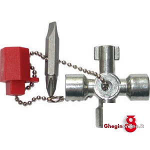 CHIAVI PER ARMADI E QUADRI ELETTRICI 359GL CH.x ARMADI/QUADRI EL. switch key universal wrenches Prod. SCU