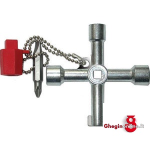 CHIAVI PER ARMADI E QUADRI ELETTRICI 359GM CH.x ARMADI/QUADRI EL. switch key universal wrenches Prod. SCU