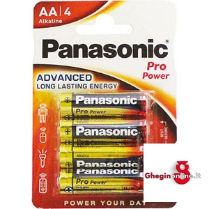 BATTERIE STILO ALCALINE ALTO RENDIMENTO 3600MC 2 BATT. STILO PRO POWER alkaline batteries Prod. SCU
