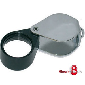 LENTI DA INGRANDIMENTO TASCABILI MONTATURA E IMPUGNATURA A CUSTODIA IN METALLO 3666 22 LENTI DA INGRANDIMENTO pocket white lenses Prod. SCU