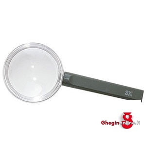 LENTI DA INGRANDIMENTO PER USO A MANO CON LENTE TONDA; MONTATURA IN PLASTICA 3667G LENTI DA INGRANDIMENTO white lenses Prod. SCU