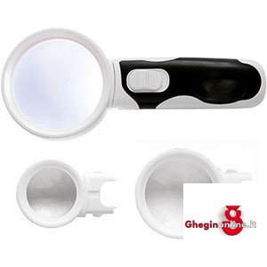LENTI PER USI TECNICI CON LUCE IN SET 3675P LENTI INGR. CON LUCE white lenses with light Prod. SCU