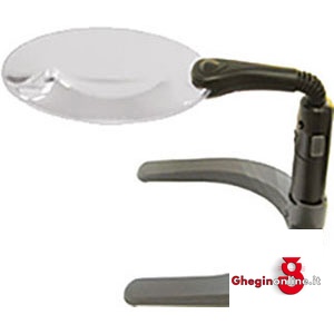 LENTI DA INGRANDIMENTO; ASTA FLESSIBILE; SUPPORTO D'APPOGGIO; LENTE Ø MM 130; INGRANDIMENTI 2X 3686A LENTI DA INGRANDIMENTO lenses frame Prod. SCU