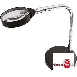 LENTI DA INGRANDIMENTO; ASTA FLESSIBILE; BASE D'APPOGGIO; LENTE Ø MM 90; INGRANDIMENTI 2/4X 3687A LENTI DA INGRANDIMENTO lenses frame Prod. SCU