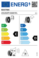 Pneumatici Auto Invernali MAXTREK TREKM7 205/60 R16 96 H XL - immagine 2