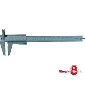 CALIBRI DI PRECISIONE IN ACCIAIO INOX; TIPO CON LEVETTA DI FERMO; LETTURA 1/20 DI MM E 1/128 DI POLL 3747DP CALIBRI DI PRECISIONE precision pocket calipers Orig. MIB