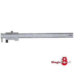 CALIBRI DI PRECISIONE IN ACCIAIO INOX, MONOBLOCCO; LETTURA 1/10 DI MM 3749B CALIBRI X TRACCIATURA drowing vernier caliper Prod. SCU
