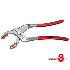 PINZE PER SIFONI CON GUANCIALETTI IN PLASTICA PER GHIERE ALLUMINIO 374G PINZE x SIFONI adjustable armature pliers Prod. SCU