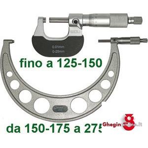 MICROMETRI TIPO STANDARD, DIN 863 3782L 275 300 MICROMETRI external micrometers Orig. MIB