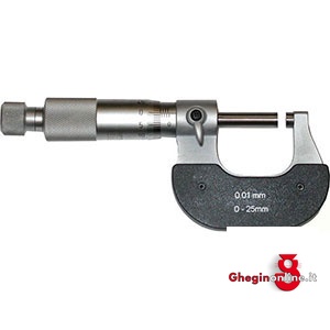 MICROMETRI PER USO ANCHE CON MANO SINISTRA, DIN 863 3786L MICROMETRI external micrometers Orig. MIB