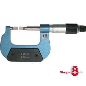 MICROMETRI DI PRECISIONE, DIN 863, PUNTE DI CONTATTO PIATTE E SOTTILI 3786T 25 50 MICROMETRI external micrometers Orig. MIB