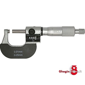 MICROMETRI CON LETTURA IMMEDIATA PRECISIONE DIN 863 3788 25 50 MICROMETRI external micrometers with digital reading Orig. MIB