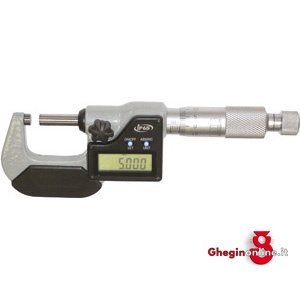 MICROMETRI ELETTRONICI DIGITALI MILLESIMALI CON FUNZIONE ABS E IP65, DIN 863 3789C 25 50 MICROMETRI DIGITALI precision external electronic micrometers Orig. MIB