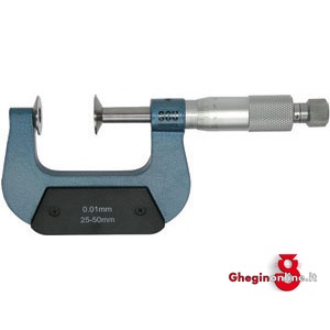 MICROMETRI CON PIATTELLI PER INGRANAGGI 3792GA 75 100 MICROMETRI C/PIATTELLI precision micrometers for measuring gearing Orig. MIB