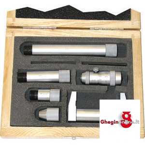 SERIE DI MICROMETRI PER INTERNI PRECISIONE DIN 863/1 LETTURA 1/100; CAPACITÀ 50-250 MM 3795G MICROMETRI X INTERNI precision inside micrometers Orig. MIB