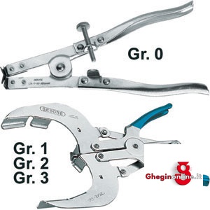 PINZE PER SEGMENTI A DOPPIA LEVA 384G 3 PINZE x SEGMENTI piston ring pliers Orig. Gedore