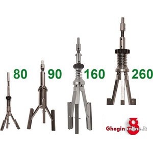 LEVIGATORI PER CILINDRI FRENI E MOTORI - CON MOLLA REGOLATRICE E 3 PATTINI ABRASIVI 387L 260 LEVIGATORI X CILINDRI brake and engine cylinders hones Prod. SCU