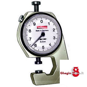 SPESSIMETRI A QUADRANTE DIVISIONE 1/10 MM APERTURA UTILE MM 10 3951GT SPESSIMETRI A QUADR. thickness measuring instruments Prod. SCU - Orig. Käfer