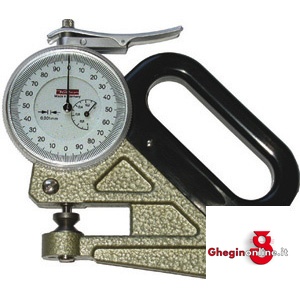 SPESSIMETRI A QUADRANTE TIPO PROFESSIONALE; DIVISIONE 1/1000 MM 3959G SPESSIMETRI A QUADR. thickness measuring instruments Prod. SCU - Orig. Käfer