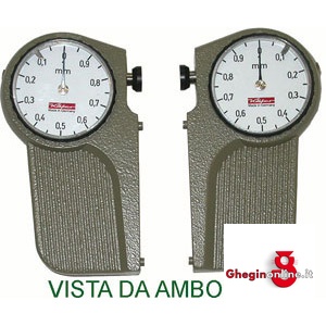SPESSIMETRI A QUADRANTE DIVISIONE 1/10 MM E + 5/100 MM 3960G SPESSIMETRI A QUADR. thickness measuring instruments Prod. SCU - Orig. Käfer