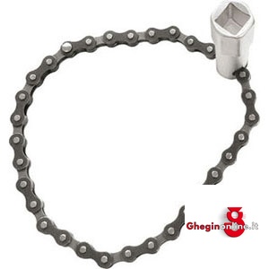 CHIAVI A CATENA PER FILTRI OLIO - ATTACCO 1/2" 396TA EST.CATENAxFILTRI OLIO chain filter wrenches Prod. SCU