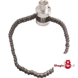 CHIAVI A CATENA DOPPIA SOTTILE PER FILTRI OLIO - ATTACCO 1/2" 396TB 2 EST.CATENAxFILTRI OLIO chain filter wrenches Prod. SCU