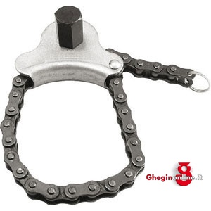 CHIAVI A CATENA CON INGRANAGGIO ATTACCO ESAG. MASCHIO 1/2" 396TD 2 EST.CATENAxFILTRI OLIO chain filter wrenches Prod. SCU