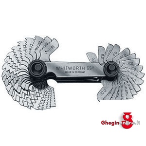 CONTAFILETTI TIPO SEMPLICE PER FILETTI WHITWORTH; CON 28 LAME 3971G CONTAFILETTI screw pitch gauges Prod. SCU