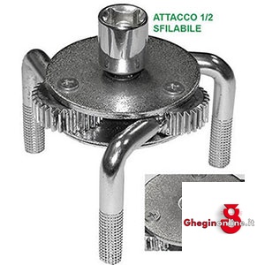 CHIAVI FRONTALI PER FILTRI OLIO 397C CHIAVI FRONT. x FILTRI universal oil filter wrenches Prod. SCU