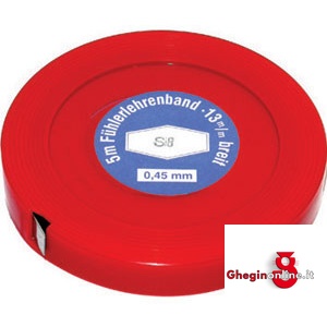SPESSIMETRI CALIBRATI DI PRECISIONE A NASTRO IN ACCIAIO 3995GA 0.08 NASTRI ACCIAIO(cf.5mt) thickness-gauges bands Orig. MIB
