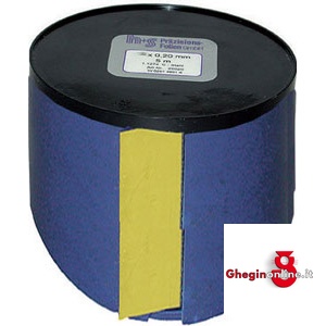 SPESSIMETRI CALIBRATI DI PRECISIONE A NASTRO IN OTTONE LARGH. MM 150 4002G 1.00 NASTRI OTTONE (cf.5mt) thickness-gauges bands Orig. MIB