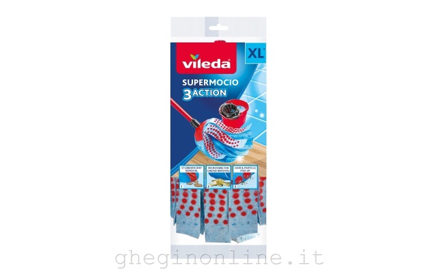 Mocio Mocio Vileda 150730 SUPER MOCIO ricambio 3 Action (ord.min.1.00 unità)