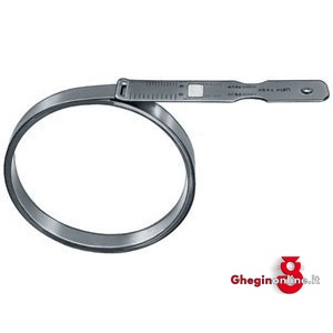 RIGHE FLESSIBILI PER MISURARE CIRCONFERENZE IN ACCIAIO SPECIALE 4036G 6 RIGHE FLESSIBILI perimeters special steel measurements Orig. MIB
