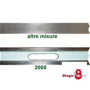 RIGHE RIGIDE DI CONTROLLO IN ACCIAIO SPECIALE TEMPRATO; PRECISIONE DIN 874/I 4048GA 2000 RIGHE RIGIDE DI CONTR. straight edges Prod. SCU