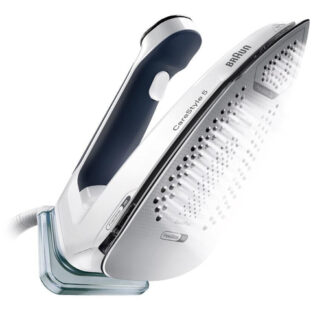 Braun CareStyle 5 - Ferro da stiro con caldaia, Manico ergonomico certificato, 2400W, 2L, Blu (IS5245BL)