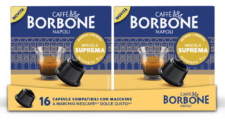 Caffè Borbone Capsule Compatibili Dolce Gusto - Miscela Suprema - 80+10 caps