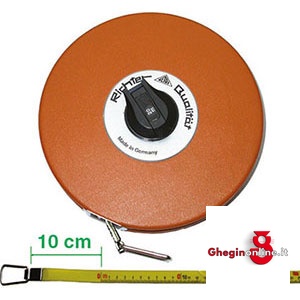 ROTELLE METRICHE NASTRO FIBRA DI VETRO PLASTIFICATA IN PVC; DIVISIONE IN MM 4146G 20 ROTELLE METRICHE fibre glass measuring tapes Orig. Richter