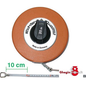ROTELLE METRICHE NASTRO ACCIAIO LARGH. NASTRO MM 10; DIVISIONE IN MM 4148GM 30 ROTELLE METRICHE N.A. steeI measuring tapes Orig. Richter