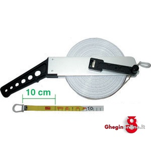 ROTELLE METRICHE NASTRO FIBRA DI VETRO; DIVISIONE IN CM; LARGH. NASTRO MM 15 4151F 20 ROTELLE METRICHE fibre glass measuring tapes Prod. SCU