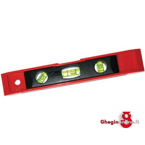 LIVELLE TASCABILI IN ABS INFRANGIBILE CON 3 BOLLE SENZA PIANO MAGNETICO 4165G LIVELLE TASCABILI pocket-levels Prod. SCU
