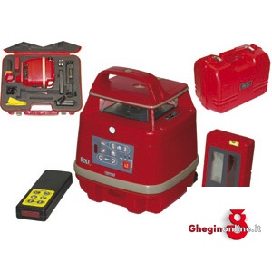 LIVELLE GIREVOLI A LASER CON 1 BOLLA E SISTEMA ELLETRICO DI AUTO-LIVELLAMENTO 4186GS LIVELLE GIREV. A LASER turning laser spirit levels Prod. SCU