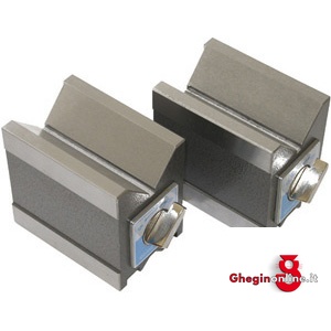 BLOCCHI MAGNETICI PARALLELI DI ALTA PRECISIONE IN VENDITA SOLO A COPPIE 4331GE 100 BLOCCHI MAGN.PARALLELI precision magnetic V blocks Orig. Mib