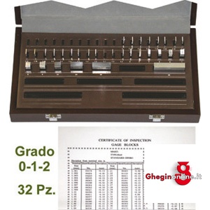 BLOCCHETTI DI RISCONTRO IN ASSORTIMENTO PRECISIONE 2 4339GC ASS.BLOCC.DI RISCONTRO gauges block sets Orig. MIB